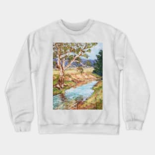 Bylong Creek, after rain Crewneck Sweatshirt